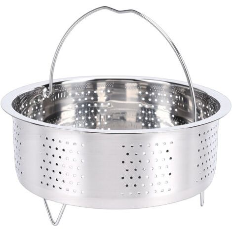 Dampfgareinsatz Aus Edelstahl Rhg 304 Mit Griff, Für Gemüse, Reis, Meeresfrüchte, Zucker, 20 Cm / 7,9 Zoll