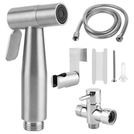 Rhg Bidet-sprühgerät Für Toilette Und Stoffwindeln, Handbrause Aus Edelstahl (g7/8 Zoll Us)