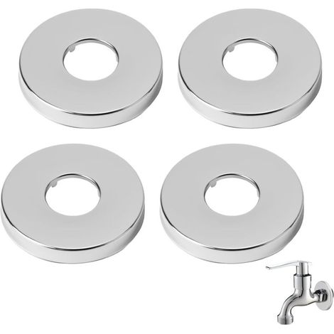 Rhg Edelstahl-duscharmaturrosetten – Polierte Und Gratfreie Heizkörperrosetten, (3/4") Ø 27 Mm X Ø 70 Mm X 10 Mm, Für Innenarmaturen Und Heizkörperrosetten, Korrosionsbeständig