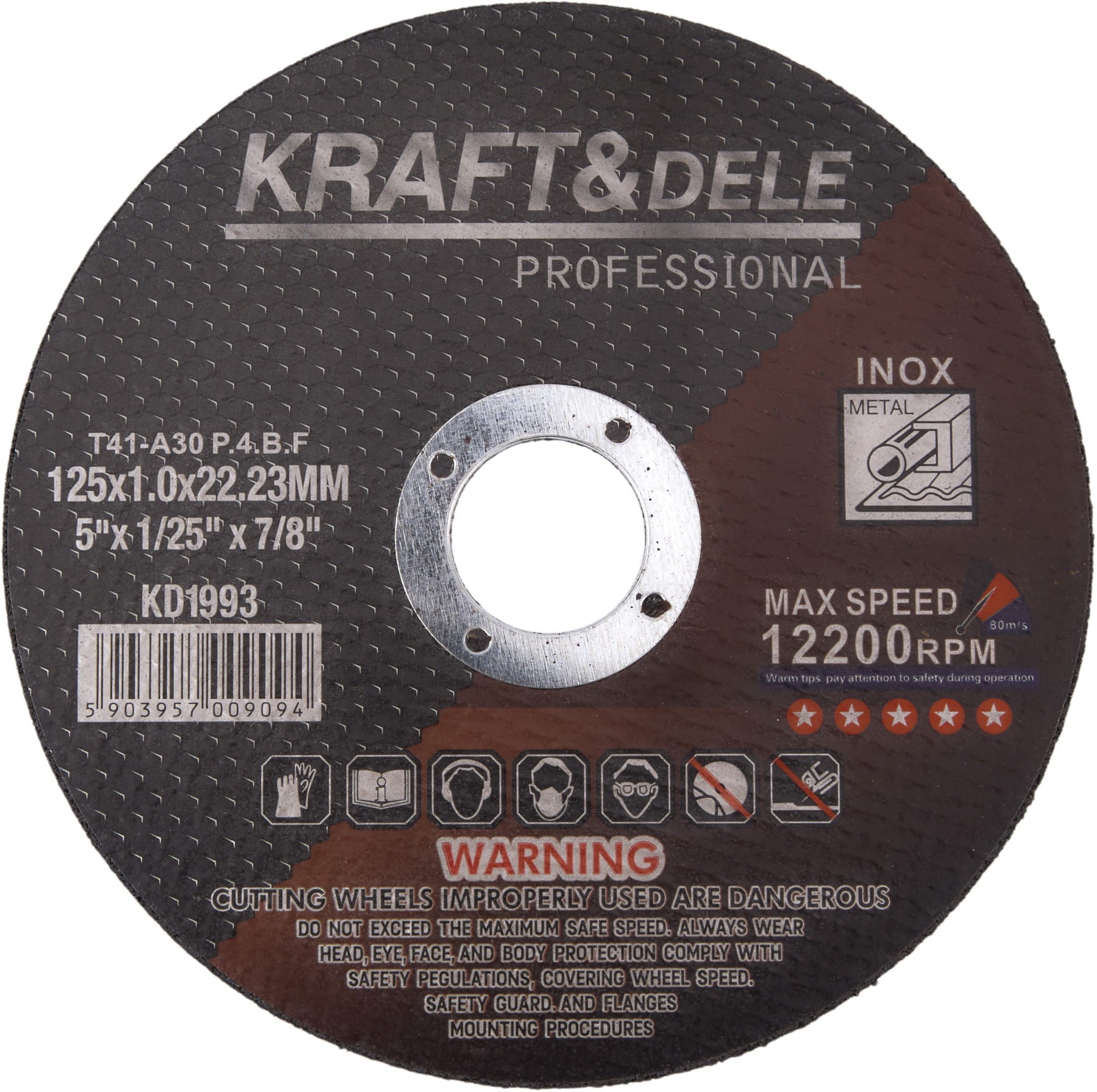 Metalltrennscheibe 125x1,0x22,23 Mm Kd1993