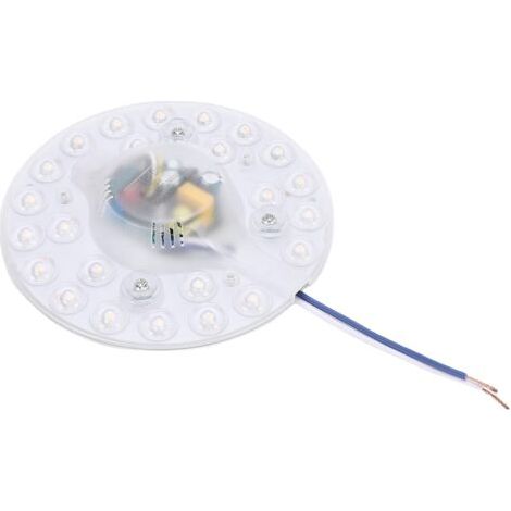 Rhg Led-deckenventilatorleuchte, 12,5 Cm (4,9 Zoll) – 3 Einstellbare Farben – Magnetische Einbauhalterung – Rundes Design