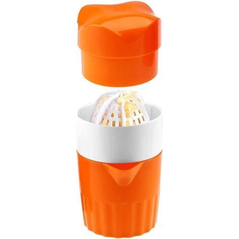 Qorva Handpresse Zitruspresse Haushaltsgerät Manuelle Zitruspresse Saftflasche Fruchtpresse Extraktor Handpresse Becher