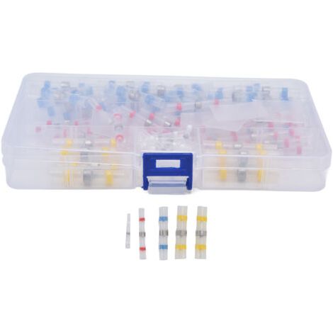 Qorva – 120-teiliges Set Mit Schrumpfschlauch-stoßverbindern, Crimp-anschlüssen, Wasserdichten Lötverbindungen Und Elektrischen Spleißverbindungen, Dubuns