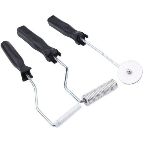 Qorva -blasenentfernerrolle, 3-teiliges Set Fiberglas-blasenpaddelrolle Diy-zubehör Für Gfk-harz Und Luftblasenentfernung.