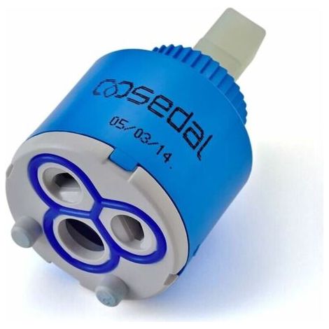 Qorva - 35-mm-keramik-thermostatkartusche - Ersatz Für Mischbatterien - Kompatibel Mit 35-mm-ventilarmaturen