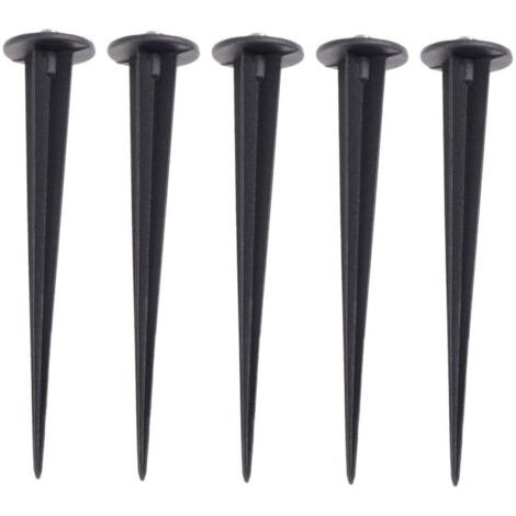 Qorva 5-teiliges Set Aluminium-gartenpfähle, Ersatzzubehör Für Außenleuchten, Wetterfeste Landschaftsbeleuchtung
