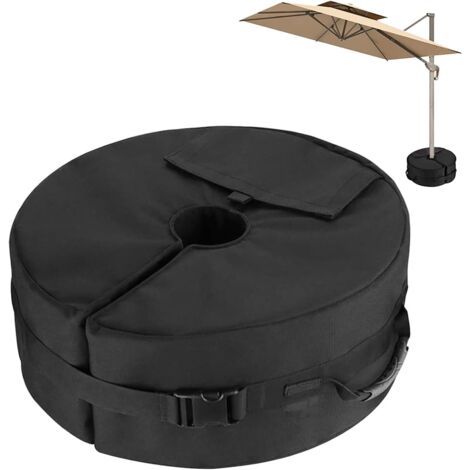 Qorva Sonnenschirmständer-gewichtssack, Robuster Sandsack Für Strand- Und Terrassenschirmständer, Sonnenschirm-gewichtsstütze Für Sonnenschirmständer, Garten, Terrasse Und Außenbereich