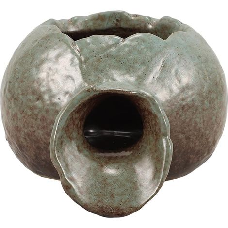 Massiver Keramik-wasserfalltopf Für Die Außendekoration, Wasserbrunnen Für Garten Und Teich, Zirkulierendes Wasser Für Eine Zen-atmosphäre