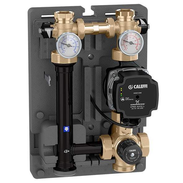 Thermostatisches Regelgerät Für Heizsysteme Caleffi 166 1" F - Alpha2 L 25-60 - 25÷50°c