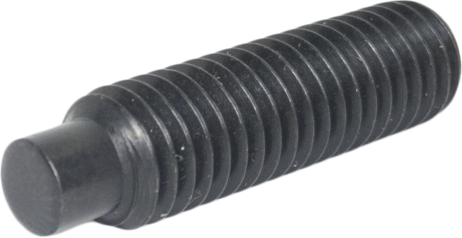 M4x5 Gewindestift Ohne Kopf, Schwarz, Din 915, 20 Stück.