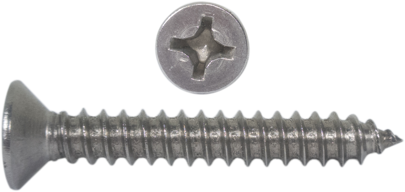 3,5 X 25 Mm A2 Blechschraube Mit Senkkopf Iso 7050, 30 Stück