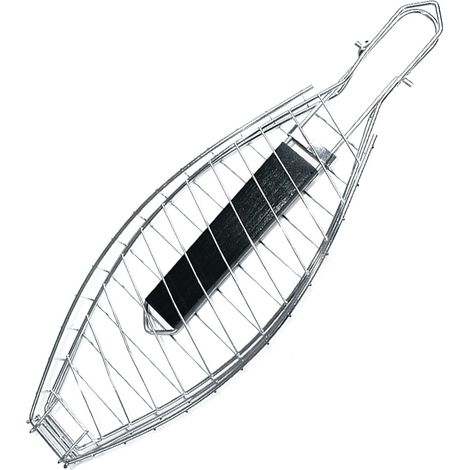Fischgrill Für Barbecue, Edelstahl-grillrost Ohne Ölbürste, Zum Grillen Von Fisch, Steaks Und Hähnchenflügeln.