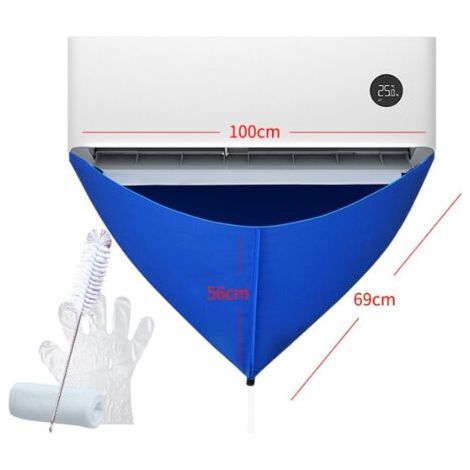 Qorva Klimaanlagen-reinigungsbeutel, Klimaanlagen-reinigungsset, Reinigungsset Für Split-klimaanlagen, Mit Schlauch Und Bürsten