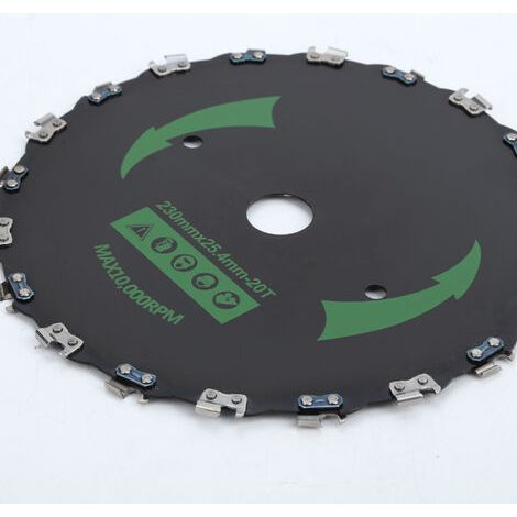 Qorva 20-zahn 230 Mm Freischneiderblatt – Korrosionsbeständiger Kohlenstoffstahl – Für Präzises Schneiden Von Gras Und Jungen Bäumen
