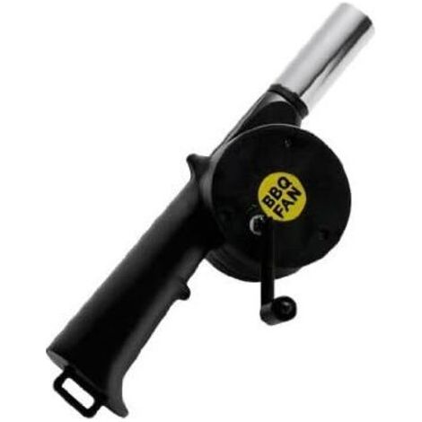 Qorva Outdoor-grillventilator, Handbetriebener Luftbläser, Tragbarer Grill, Feuerbalg, Picknick- Und Campingzubehör -