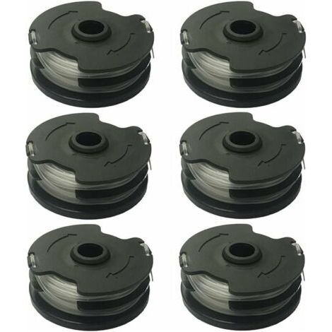 Qorva – Ersatzspulen Für Die Trimmerschnur Des Parkside Prta 20-li Freischneiders – 1,4 Mm Nylon-polyamid – 6er-pack Für Präzises Schneiden