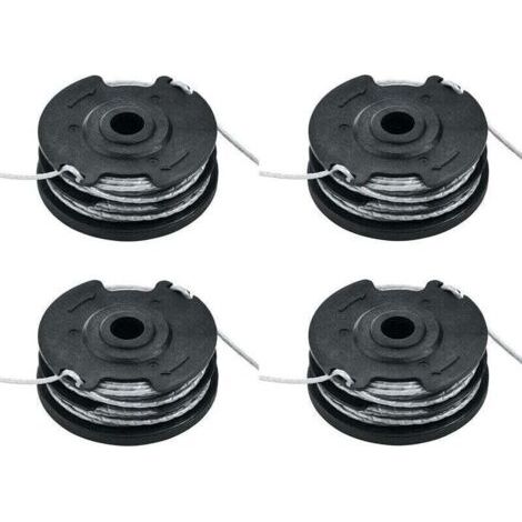 Qorva - Bosch F016800351 Nachfüllpackung Und Integrierte 6 M Lange Spule Mit Ø 1,65 Mm Dickem Faden Für Rasentrimmer.