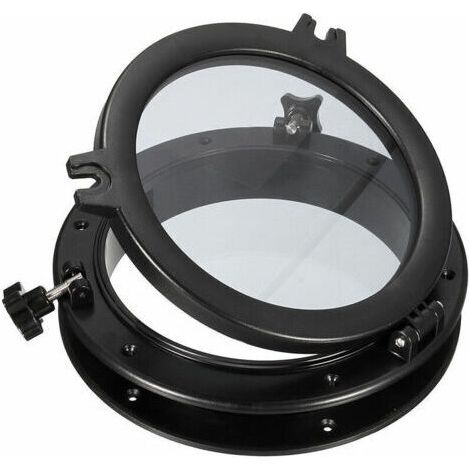 Qorva 10-zoll-rundbullauge – 4 Mm Gehärtetes Glas – Alterungsbeständiges Abs-gehäuse – Wasserdicht Dank Gummidichtungen – Einfache Montage