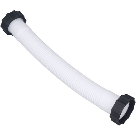 Qorva - 3,8 Cm Durchmesser Ersatz-poolpumpenschlauch, Ersatzschlauch Für Aufstellpools, Weiß