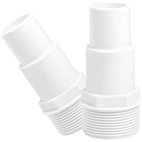 Qorva - 2er-pack Poolschlauchverschraubungen - Durchmesser: 32/38 Mm Über 1,5