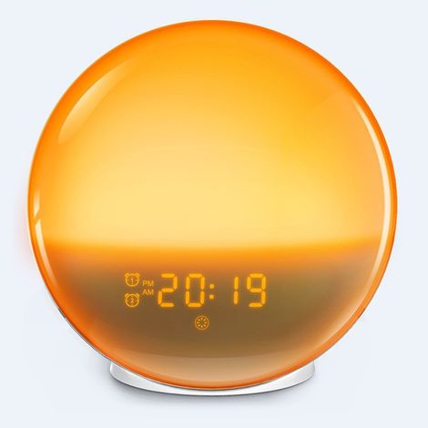 Sonnenaufgangswecker Mit 37 Beleuchtungsmodi Und 7 Natürlichen Klangeffekten. (einer Im Lieferumfang Enthalten)