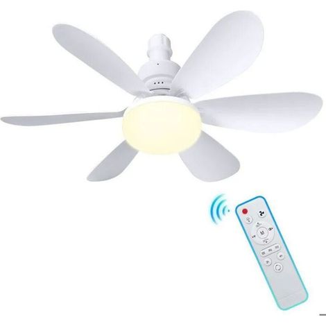 40-w-led-deckenventilator – 6 Flügel – 3 Geschwindigkeitsstufen – Fernbedienung – Dimmbar – Timer (1/2/4 Std.) – Für Beengte Räume – Alliandis