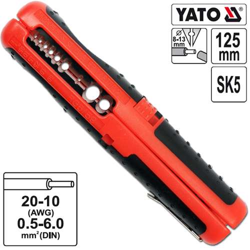 Yato Yt-2274 - Abisolierzange 0 5-6mm² Yato