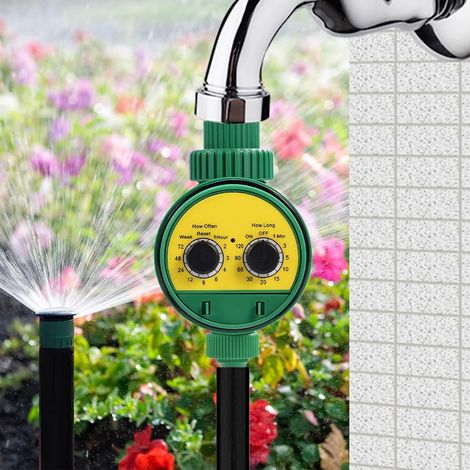 Digitaler Automatischer Bewässerungstimer – Programmierbar Mit Mehreren Zyklen Für Garten, Rasen Und Zimmer-/gartenpflanzen, Batterie Nicht Im Lieferumfang Enthalten