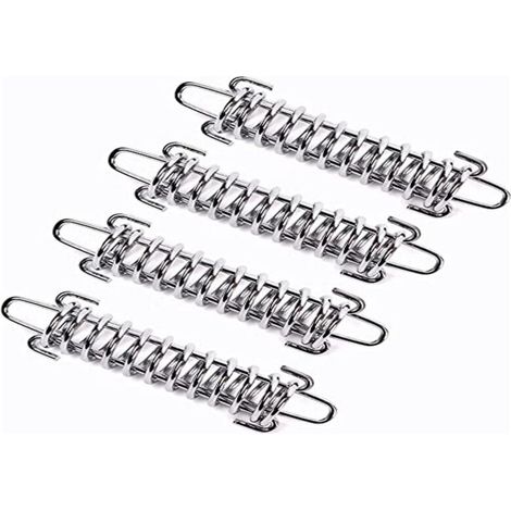 Rhg 4-teiliges Sonnensegel-federset, Sonnensegel-spannfeder, Spannfeder Für Sonnensegel, Spannfeder Für Campingzelte, Stahl-zeltfeder-seilschnalle