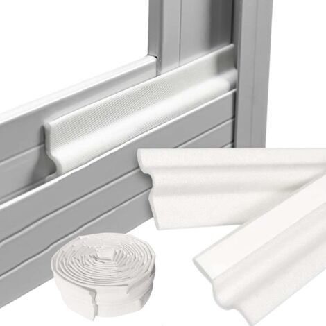 Qorva – 4 M Weißes, Selbstklebendes Dichtungsband Für Pvc- Oder Aluminiumtüren Und -fenster