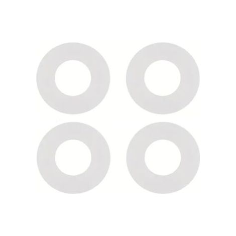 Qorva – 4 Silikon-dichtungsringe, Dichtung Für Wand-wc-spülungen, Gummimembran-unterlegscheiben Für Die Reparatur Von Spülventilen