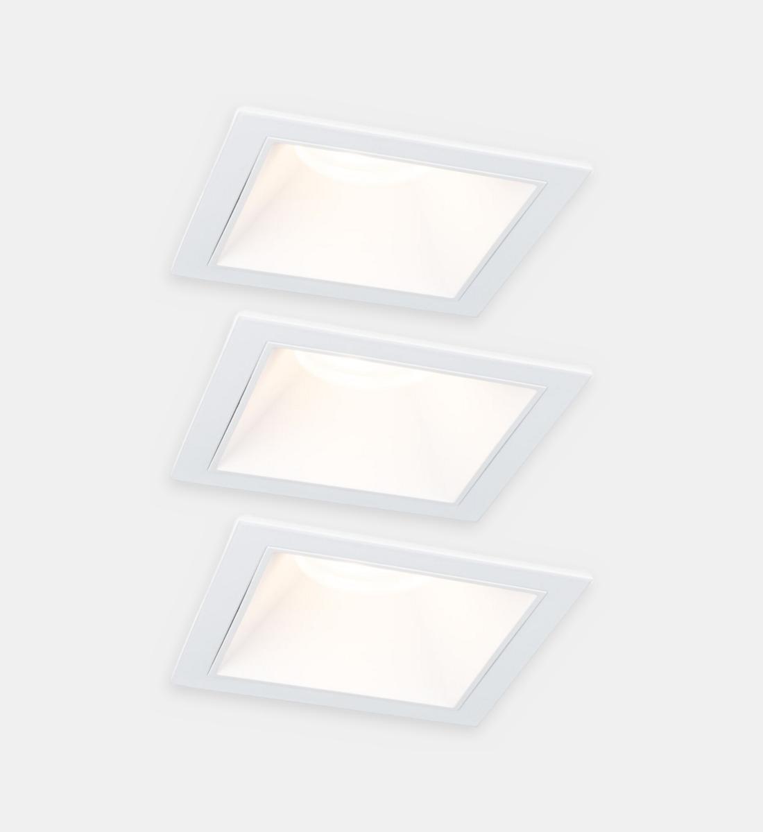 Paulmann Cole Set Aus 3 Led Einbauspots Weiß 18w