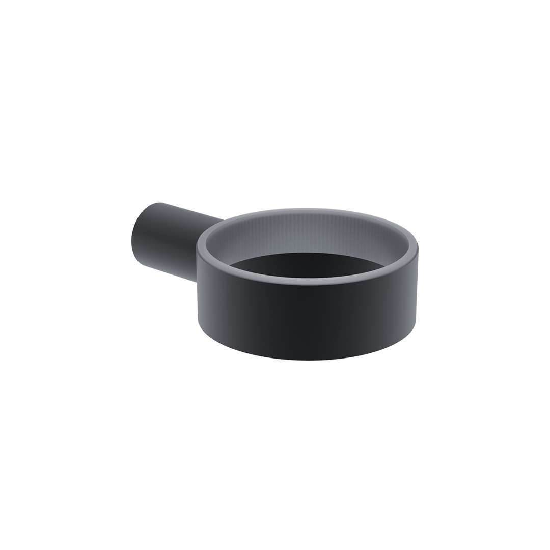 Nimco Bormo - Halterung Für Spender, Glas Oder Seifenschale, Mattschwarz Brc 11050x-90