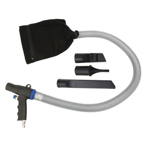 Qorva – Druckluft-saugpistole, Kompressor Aus Robustem Und Rostfreiem Abs-kunststoff, Lange Lebensdauer. Geringer Stromverbrauch Zur Beseitigung Von Durch Wind Verwehtem Schmutz.