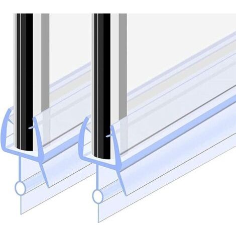 Qorva Duschdichtung 70 Cm – 2er-pack – Flexibles, Schimmelresistentes Pvc – Für 4–6 Mm Glas – Effektive Wasserdichtung