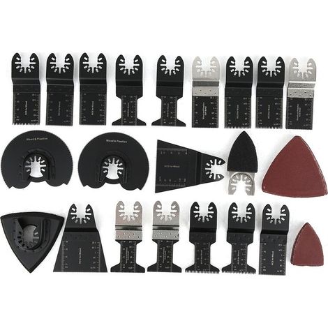 18-teiliges Multitool-sägeblatt-set, Oszillationssägeblätter, Multitool-zubehör Für Oszillationswerkzeuge Von Worx, Dewalt, Makita, Bosch, Fein Multimaster Usw.