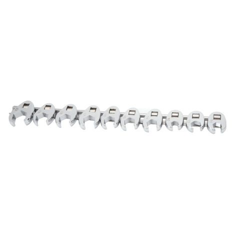 Qorva 10-teiliger Maulschlüsselsatz, Metrische Größen 10-22 Mm, Für 3/8"-ratsche