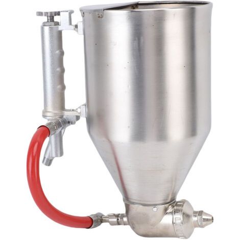 Qorva – Zementmörtelspritzgerät, Spritzpistole Mit Edelstahl-luftbehälter Für Außenwandanstriche, 1/4-zoll-anschluss
