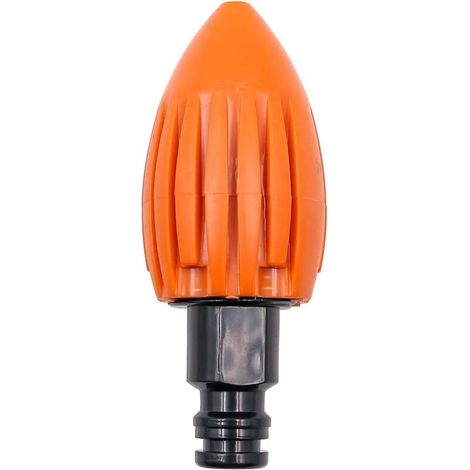 Qorva-(orange) Water Rocket Abflussreinigungsdüse, Hochdruck-abflussreinigungsdüse, Abflussreinigungsdüse Mit Schnellanschluss, Geeignet Für Gartenschläuche.