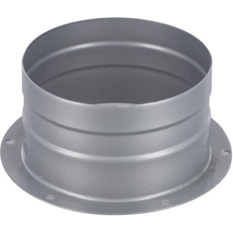 Qorva-100 Mm Metallflansch-lüftungskanalverbinder, Wandrohrflanschadapter Für Kanalventilatoren, Küchenlüftungen, Abluftventilatoren, Dunstabzugshauben