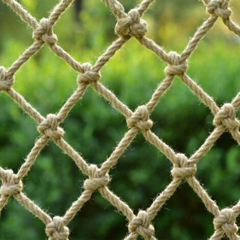 Qorva Kletterpflanzen-stütznetz 2 X 5 M – 100 % Biologisch Abbaubar – Leichtes Netzgewebe Für Optimale Luftzirkulation – Dekoratives Sicherheitsnetz