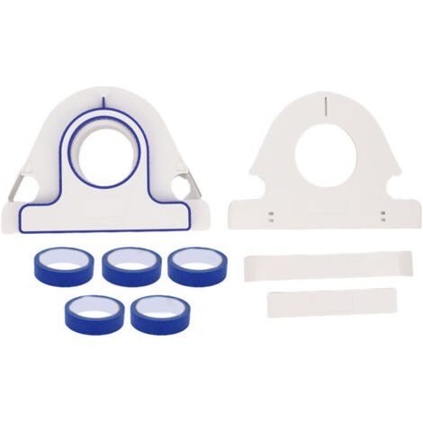 Qorva – Abklebeband-applikator-set, Abroller Mit 5 Rollen 25 Mm Breitem Klebeband, Tragbarer Blauer Malerschneider Für Tür- Und Fensterrahmen