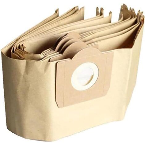Qorva – 5er-pack Staubsaugerbeutel Für Wd3, Wd2, Kompatibel Mit Wd6, Wd5, Wd4, Wd3200, Wd3500p, A2204, A2534, Se4001, Se4002, Se5.100 Und Se6.100. Hergestellt Aus 100 % Recyceltem Und Kompostierbarem