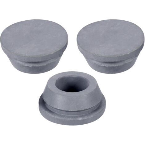 Qorva Klimaanlagen-ablaufstopfen, 18 Mm, Gummistopfen, Ersatzteilzubehör Für Mini-split-fensterklimaanlagen, Graue Packung