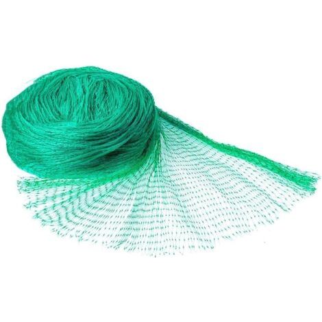 Qorva-1 Rolle Grünes Gartennetz (2 M X 8 M) - Vogelschutz Für Pflanzen, Gemüse, Obst, Blumen, Wiederverwendbar, Großes Netz, Weinrebennetz