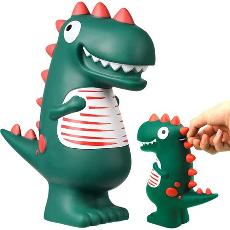 Große Spardose Für Kinder, Geeignet Für Jungen Und Mädchen, Als Geschenk Zum Geburtstag, Schulbeginn, Zur Taufe Oder Babyparty (groß) 27 Cm X 21 Cm