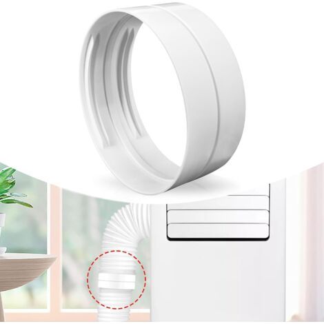 Qorva-150-mm-schlauchadapter Für Tragbare Klimaanlagen Für Fenster, Abluftschlauch Für Tragbare Klimaanlagen, Flexible Abs-teile Und Zubehör Für Klimaanlagen