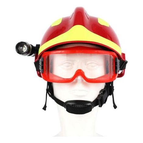 Qorva-f2 Rettungshelm, Sicherheitshelm Für Feuerwehrleute, Arbeitsplatz-brandschutzhelm Mit Stirnlampe Und Schutzbrille