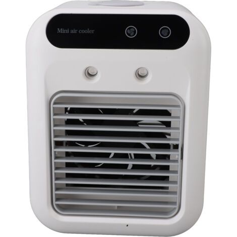 Qorva – Professionelle, Tragbare Klimaanlage, Effiziente Kühlung, Langlebiger Verdampfer, 500-ml-wassertank, Kleiner Luftkühler Für Schlafzimmer, Büro Und Wohnmobil