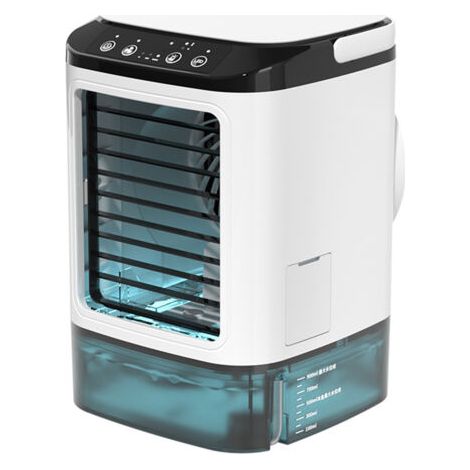 Qorva – Verdunstungsluftkühler, Tragbarer Klimaventilator Mit 3 Windgeschwindigkeiten Für Zuhause